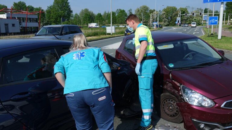 Aanrijding op Kamerlingh Onnesweg in Heerhugowaard