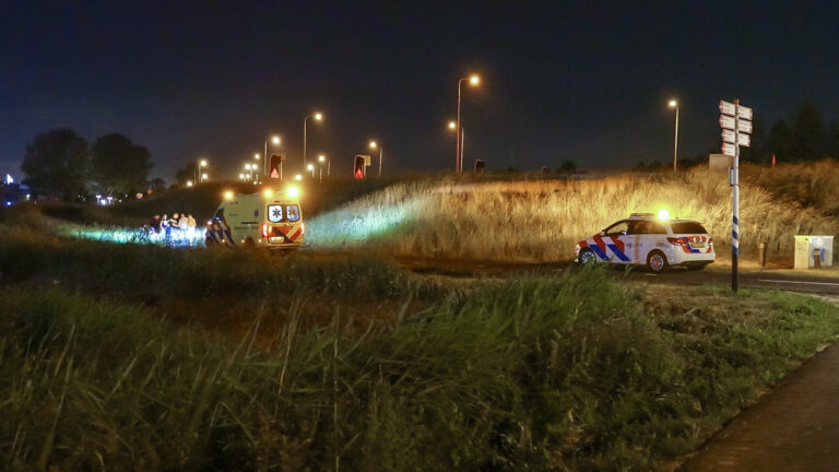 Voorbijgangers vinden gewonde fietser bij Kraspolderbrug