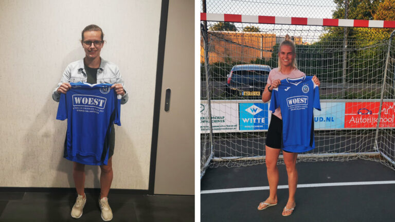 Alkmaarders Amy Visser en Aaike Verschoor op de valreep naar FC Marlène