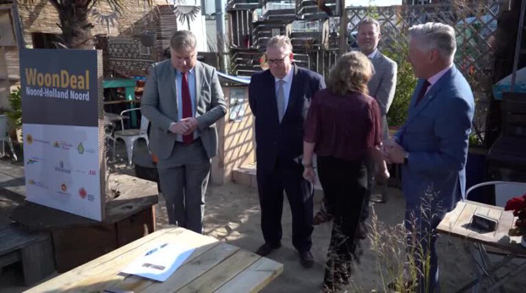 Provincie en gemeenten tekenen voor 40.000 woningen in Noord-Holland Noord