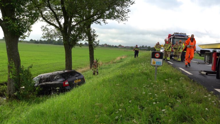 Beschonken chauffeur rijdt auto total loss bij Markenbinnen