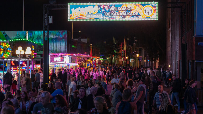Eindelijk weer kermis in de Alkmaarse binnenstad