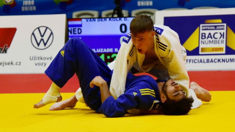 Alkmaarse judoka Dylan van der Kolk geselecteerd voor EK en WK Junioren