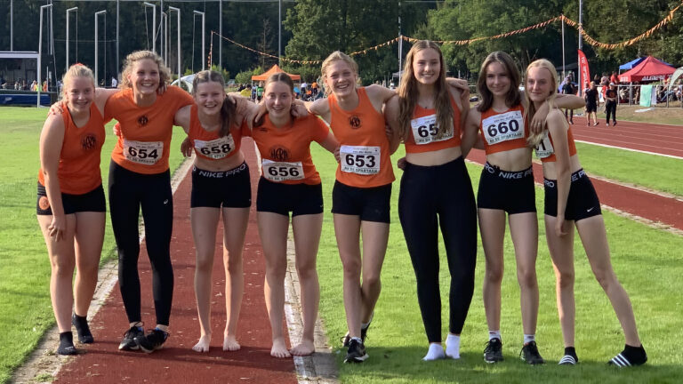 C-meiden van AV Hera nét niet op podium in landelijke teamfinales