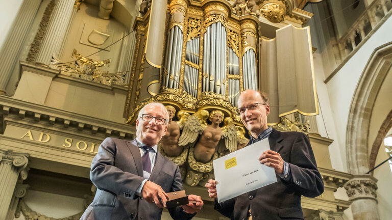 Victoriefonds Oeuvreprijs voor stadsorganist Pieter van Dijk