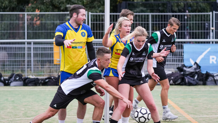 Korfballers Apollo te laat op tempo voor spannende wedstrijd tegen Achilles