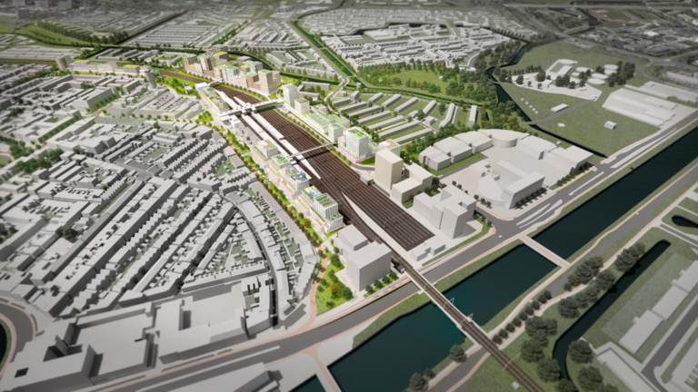 Ontwikkelbeelden voor de Alkmaarse stationsgebieden vastgesteld door gemeenteraad