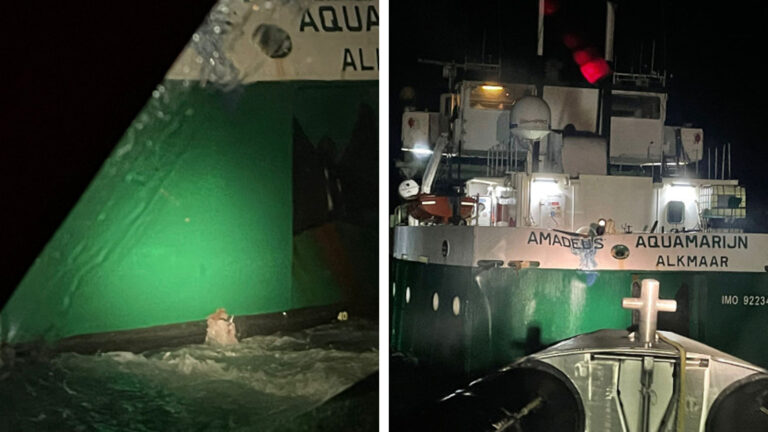 Onderzoek naar aanvaring Alkmaars vrachtschip op vaarroute bij Texel