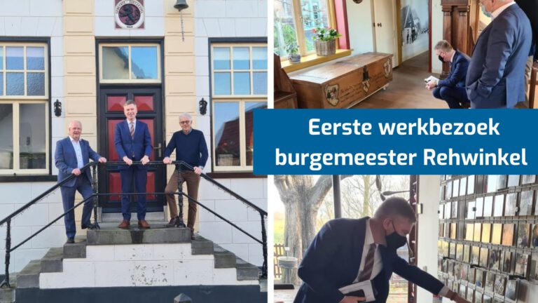 Rehwinkel voor eerste werkbezoek naar ‘t Regthuis en Het Behouden Huis