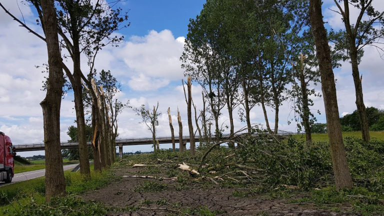 Verzekeraars schatten stormschade op tien miljoen euro