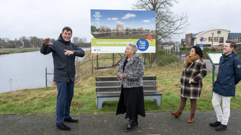 Gemeente en BPD geven startsein voor bouw 160 woningen in plan Kanaaldijk