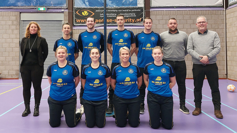 Korfballers Apollo 1 blijven met gelijkspel aan kop