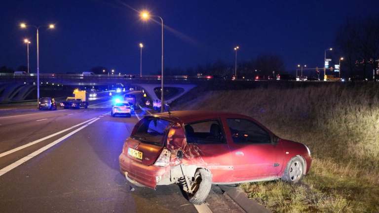 Mysterieuze ‘spookcontainer’ veroorzaakt ongeval op N242