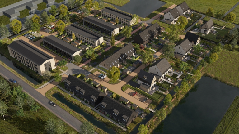 Grote belangstelling voor Waarder Eiland; alle 76 woningen verkocht