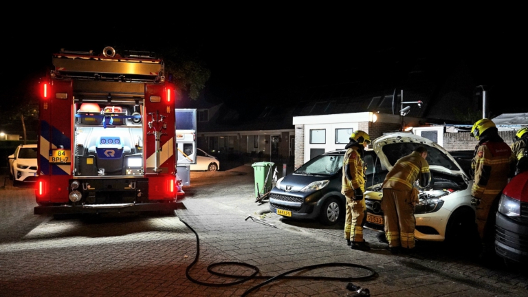 Auto in brand op Zeglishof, brandstichting wordt vermoed