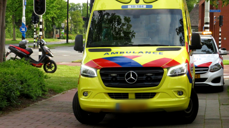 Scooterrijder gewond na éénzijdig ongeval in Heerhugowaard