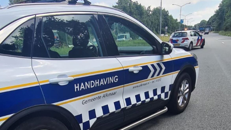 Spookrit op Huiswaarderweg in Alkmaar loopt goed af