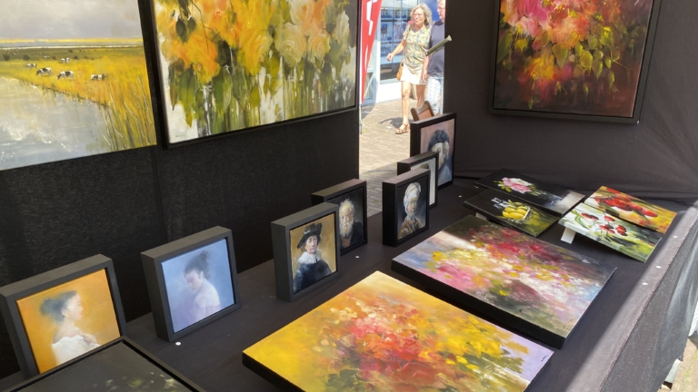Komende zondag kunstmarkt in Bergen aan Zee 🗓