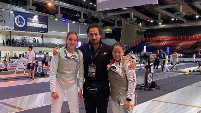 Lotte Dammroff derde op schermtoernooi in Parijs, Talitha Sluman twaalfde