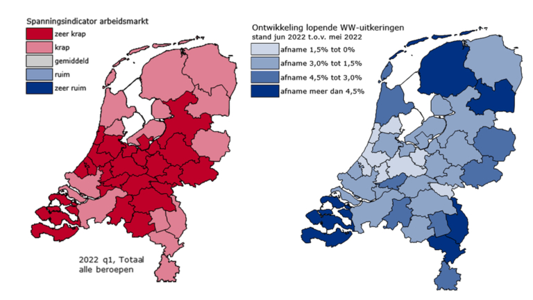 Bovengemiddelde daling aantal WW’ers, arbeidskrapte neemt verder toe