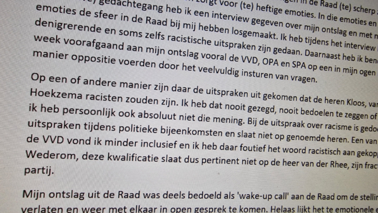 Verklaring Maarten Lankhorst: ‘Ik heb dat nooit gezegd en heb ook niet die mening’