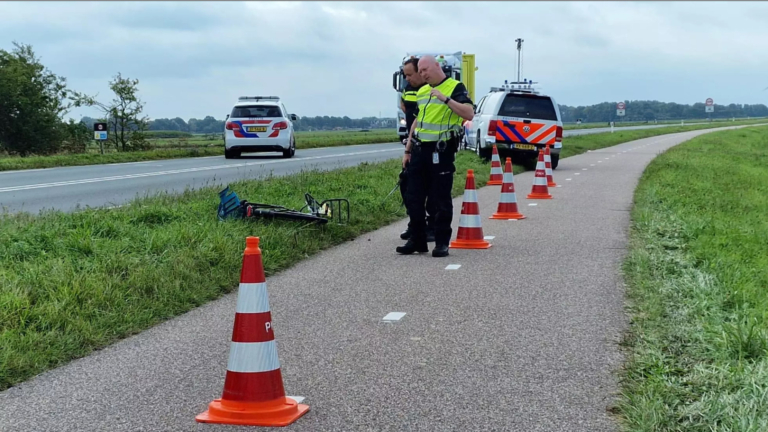 Meisje valt van fiets en wordt daarna aangereden op N203