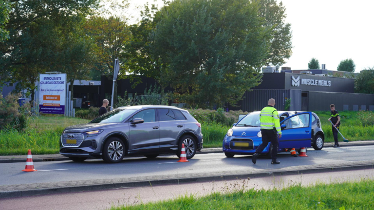 Botsing op de Nieuwe Schermerweg in Alkmaar