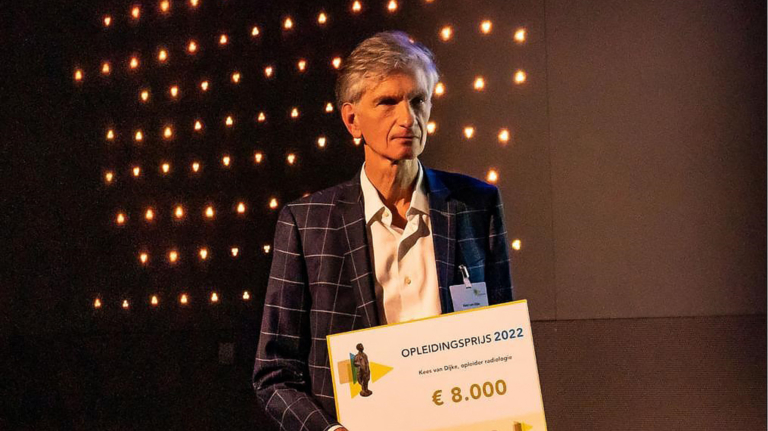 Noordwest radioloog Kees van Dijke wint nationale Opleidingsprijs