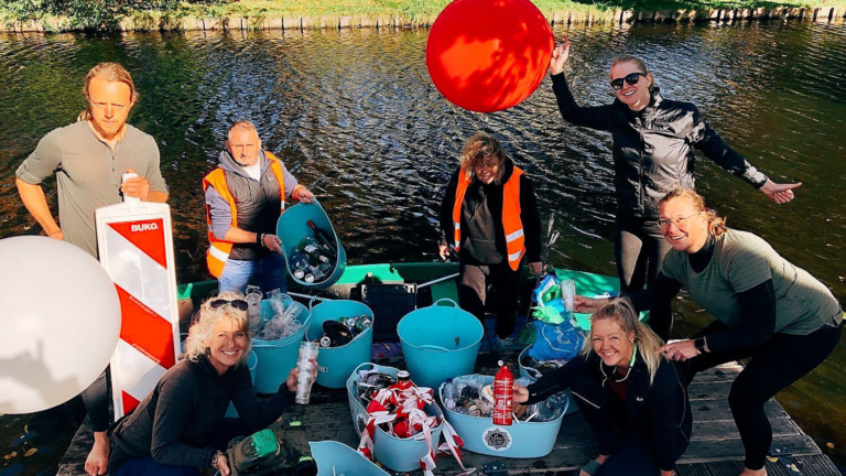 Suppers verzamelen 51,2 kilo zwerfafval na Alkmaar Ontzet