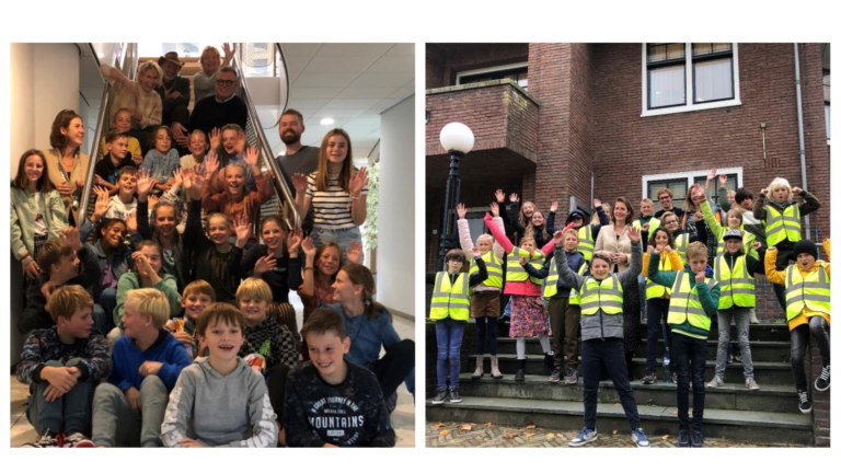 Basisschoolleerlingen in Heiloo maken kennis met lokale politiek