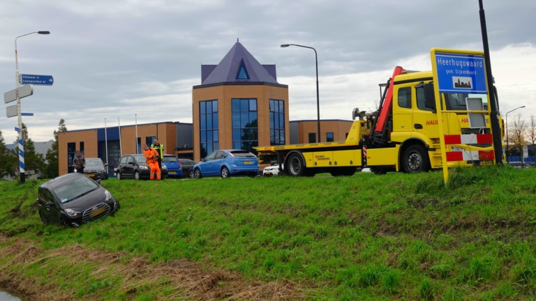 Automobiliste schiet van Hasselaarsweg om aanrijding te voorkomen