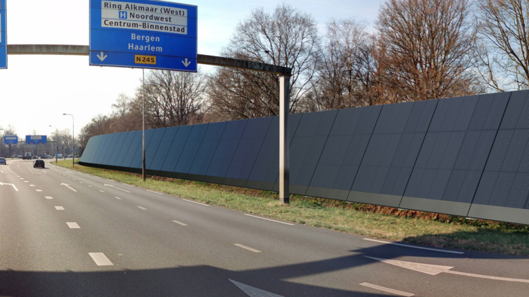 Bouw Energieleverend Geluidsscherm langs N245 en N508 maandag 7 november van start