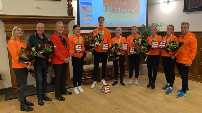 Gemeente huldigt medaillewinnaars van Team Alkmaar op International Children’s Games