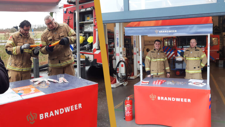 Vuurwerkinzameling bij Alkmaarse brandweerkazerne