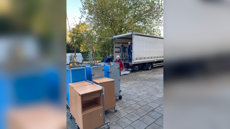 Inboedel uit de Lauwershof in Oudorp aangekomen in Zuid-Oekraïne