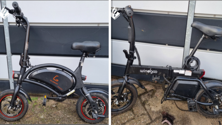 Waardse politie zoekt eigenaren van elektrische vouwfietsen
