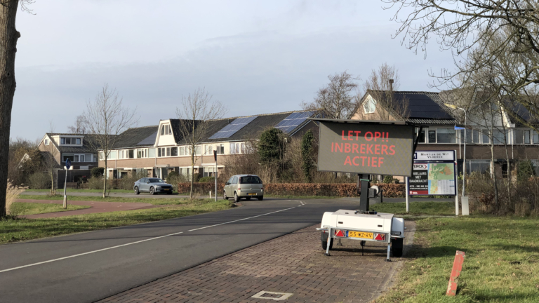 Waarschuwingsbord in Bergen niet vanwege inbraakgolf: “Het is ter preventie”