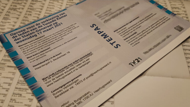 Aantal stempassen later bezorgd in gemeente Alkmaar
