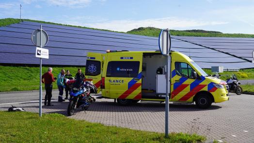 Motorrijder komt ten val in Alkmaar en raakt gewond