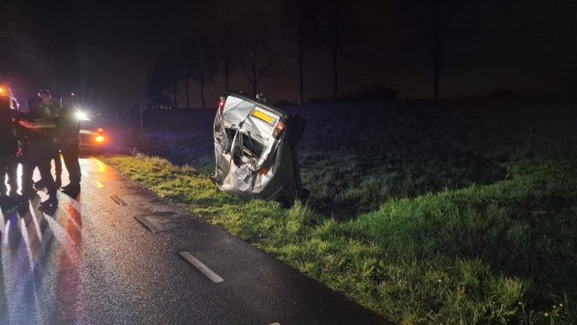 Mogelijk alcohol in het spel bij eenzijdig ongeluk N244: “Bestuurder aangemerkt als verdachte”
