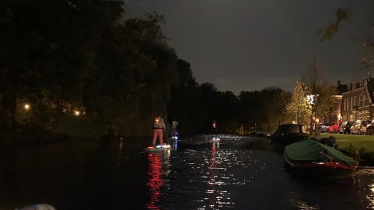 Dobberen in de schemering tijdens Friday Night Sup in Alkmaar 🗓