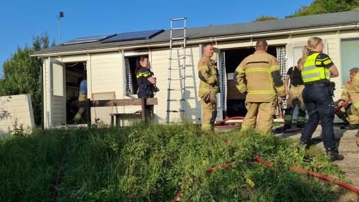 Duinhuisje Egmond aan den Hoef beschadigd door brand