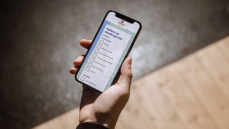 Gemeente Bergen lanceert de MijnBergen webapp