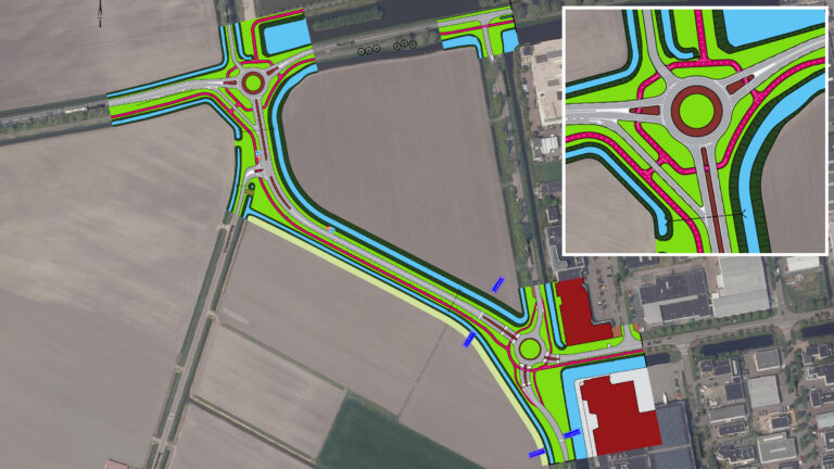 Rotonde Nauertogt blijft open tijdens werk aan Broekhornerbrug