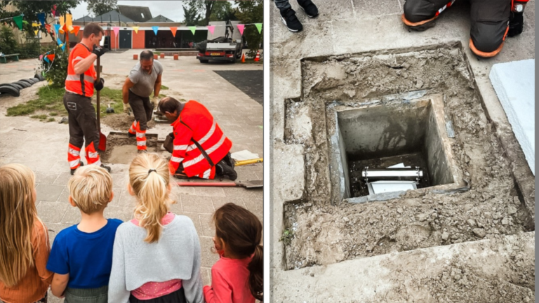 Oude tijdcapsules onder schoolplein van DURF! vervangen: “Magische reis terug in de tijd”