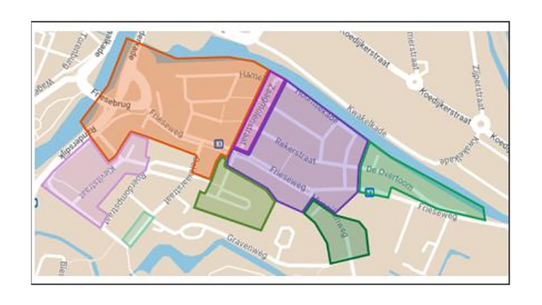 Proef met uitbreiding vergunningparkeren in Friesepoort en Ooievaarsnest