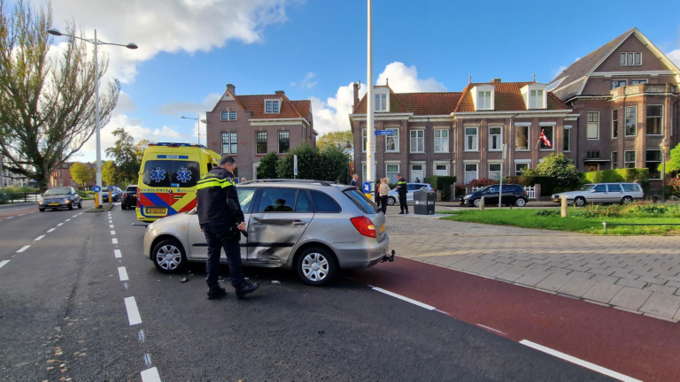 Verkeersongeluk op Alkmaarse Kennemersingel