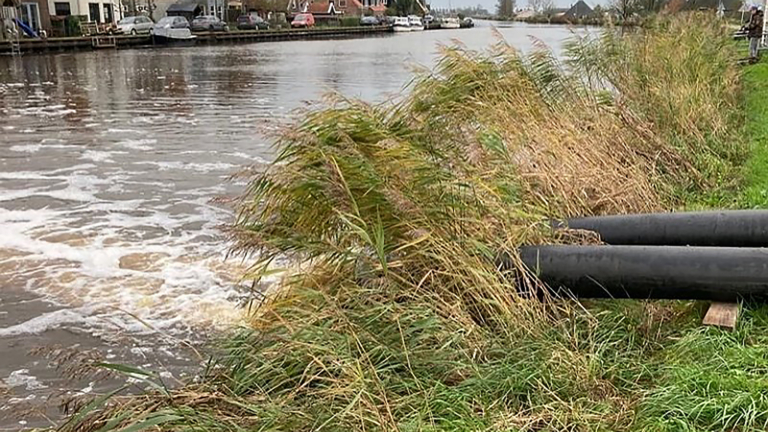 Alle hens aan dek bij waterschap: negen noodgemalen, historische molens springen bij