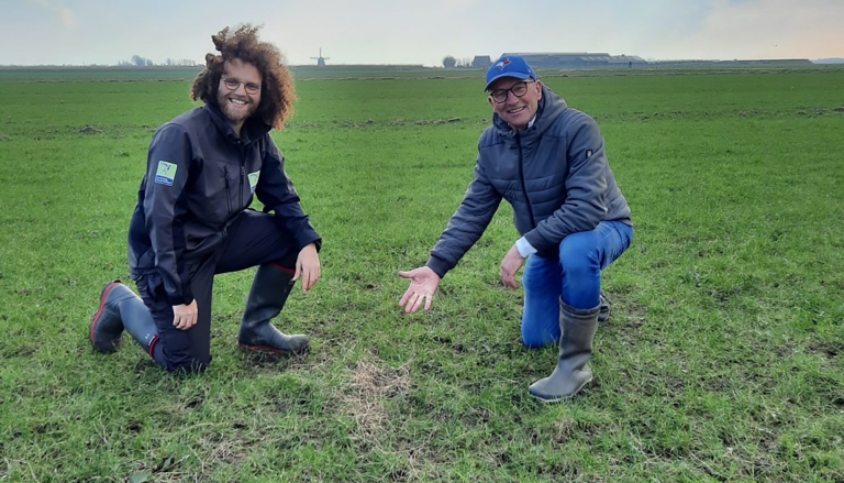 Eerste Noord-Hollandse kievitsei ligt op land Heilooër boer Swart