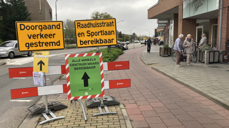 Ondernemers Centrumwaard zijn wegwerkzaamheden zat: “Het is stil op straat”